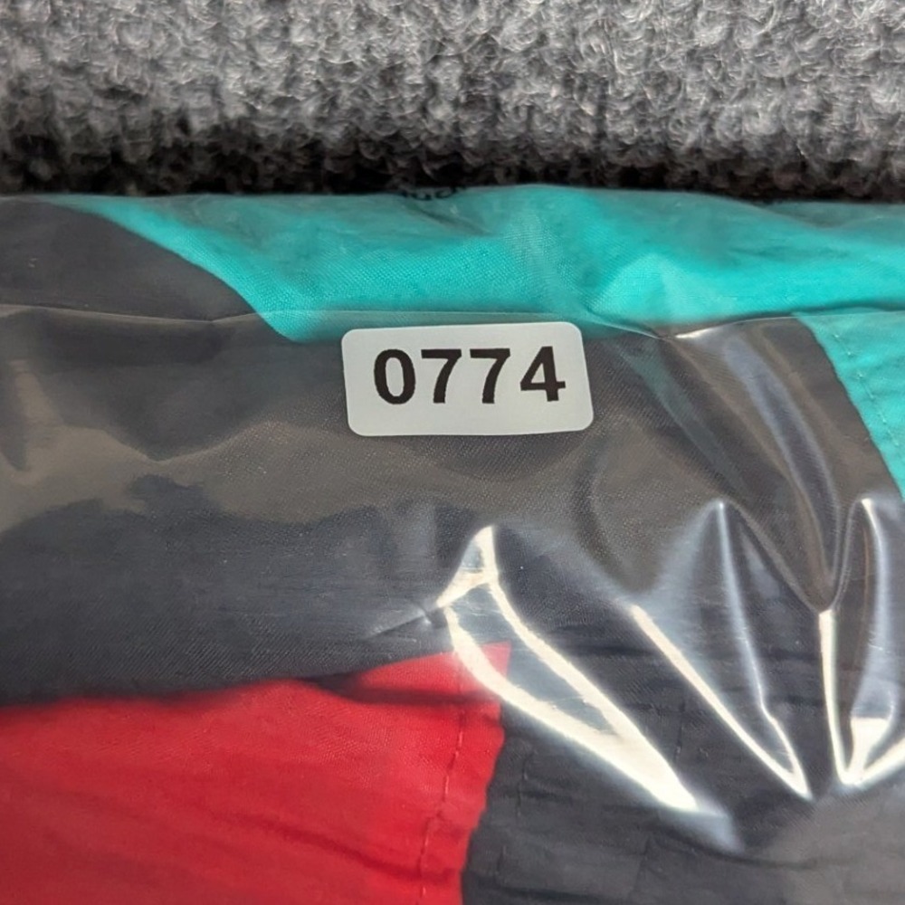 Nike Mens Colorblock Nylon Mesh Lined Athletic Shorts Teal Red Black Large - Picture 10 of 10